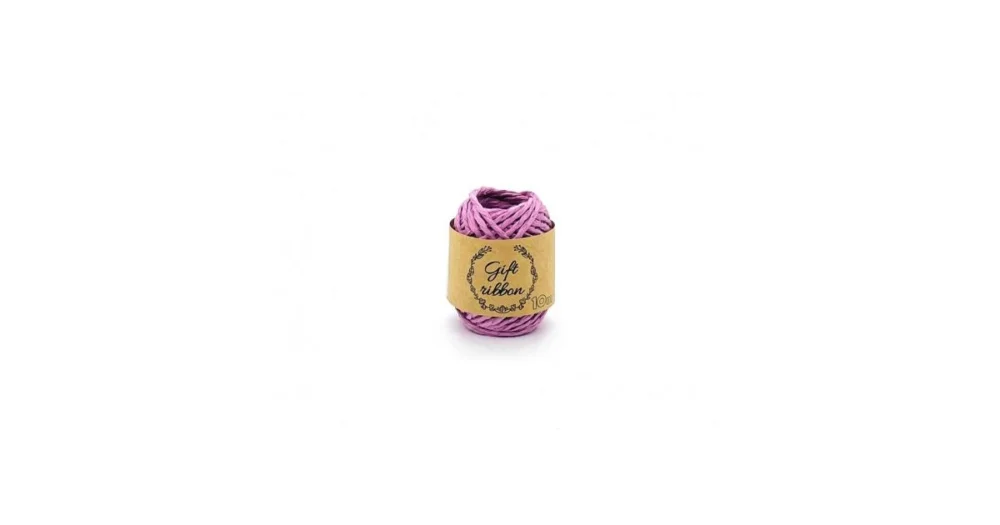 Stuha vázací papír 10m/2mm růžová5660273 Cenový Hit