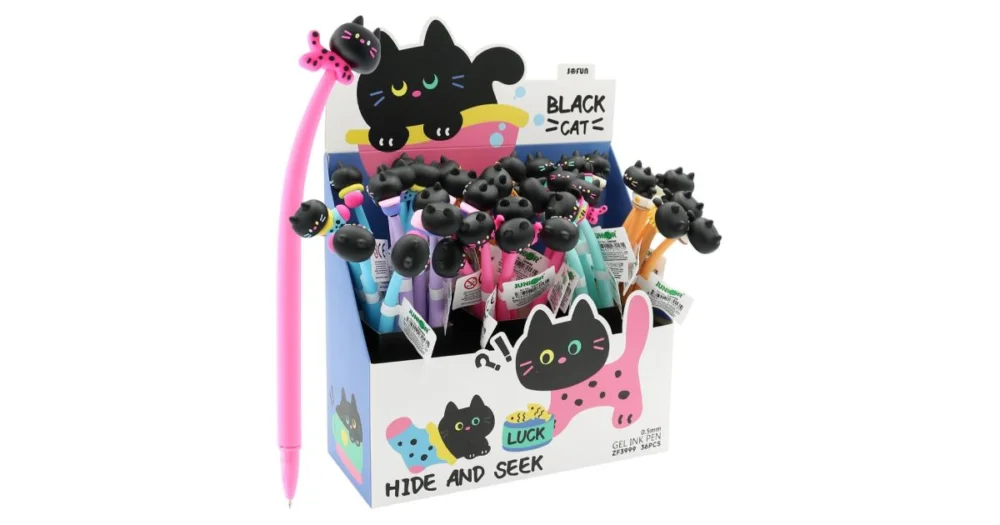 Akce Pero gelové Black cat - 0,5 mm, modré240049