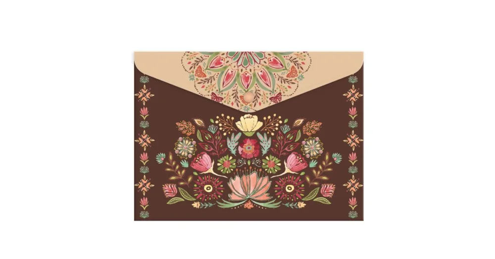 Plastová obálka s drukem A4 Floral scape- 1650-0389 Levný
