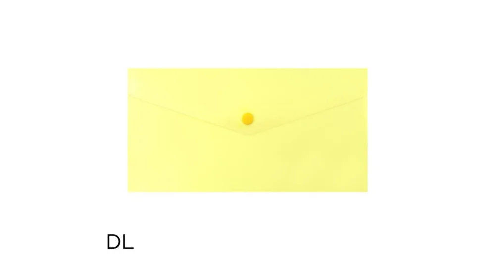 Top Prodej Obal spisový s klopou a drukem DL pastel LUMA,žlutý