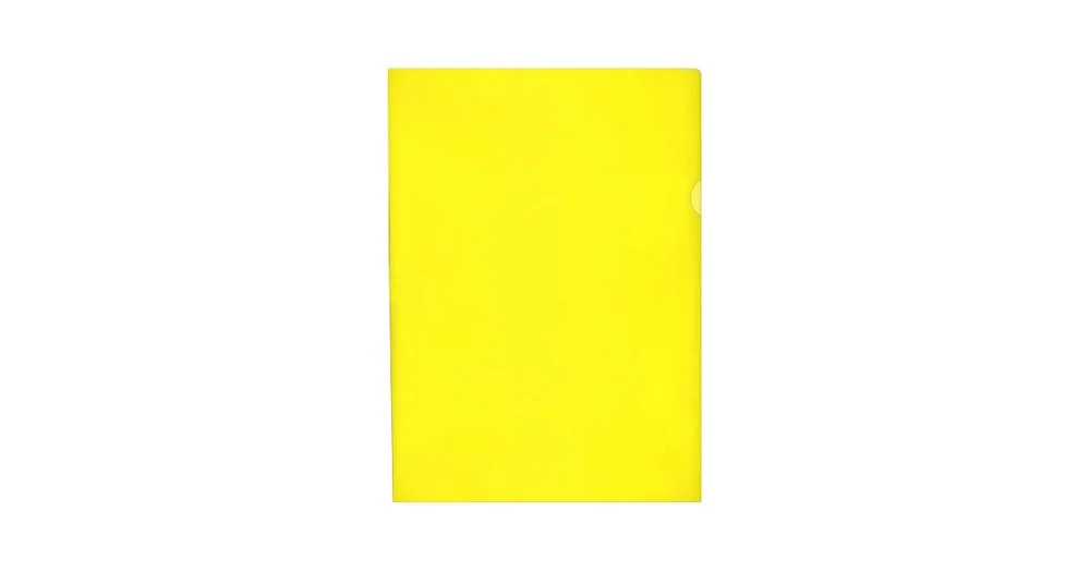 Víkendová Akce Zakládací obal na doklady L A4 HERLITZ, 110mic, 303x215mm, žlutý, 1ks/10/100, AH 113
