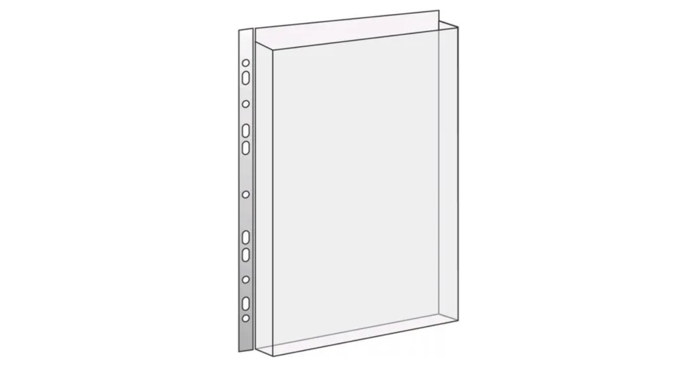 Obal závěsný na katalogy A4 180mic, 237x305x07mm, EURO, 2-029 Tovární Cena