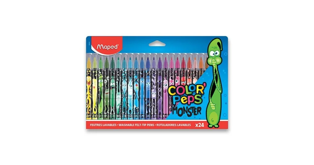 Pouze Dnes Fixy Maped Color'Peps Monster - 24 barev