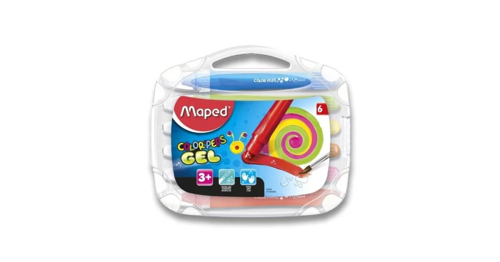 Pastely gelové Maped Color’Peps Gel - 6 barev Sezónní Sleva