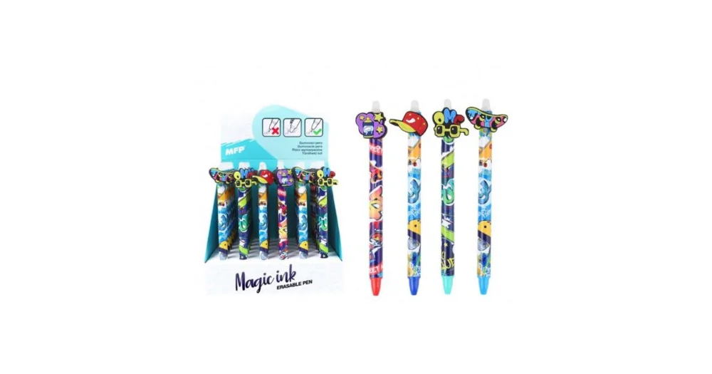 Hit Sezóny Pero kuličkové gumovací Young Style 6001396