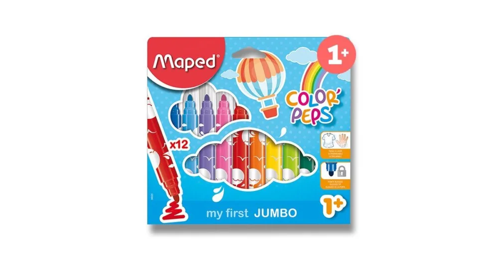 Objednat Nyní Fixy Maped Color'Peps Jumbo - 12 barev