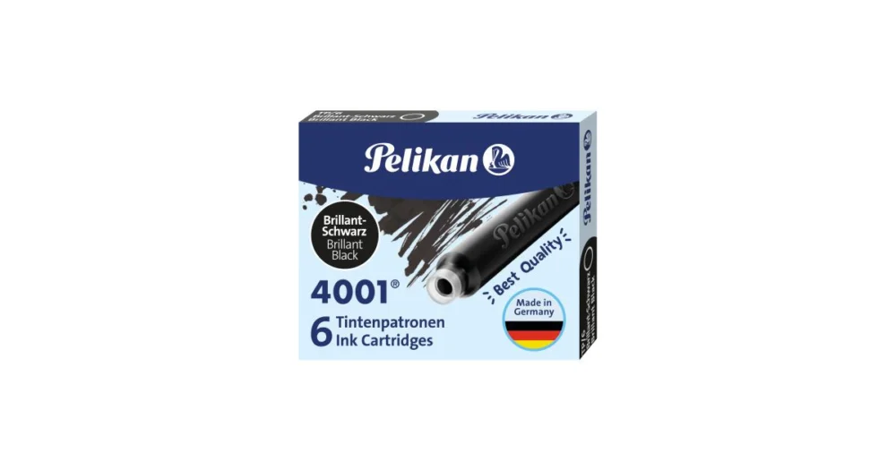 Cenový Hit Inkoustové bombičky PELIKAN 4001 černé 6ks 00301218