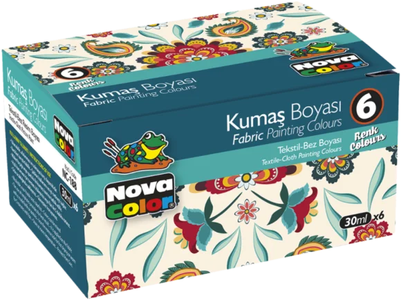 barvy na textil NC-188 30ml 6ks Oblíbený