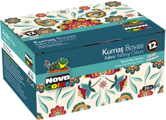 Top Prodej barvy na textil NC-192 30ml 12ks