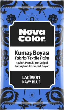 Oblíbený barva na textil prášková modrá 12g NC-909