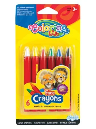 Cenově Výhodný Colorino na obličej pastelky 6ks