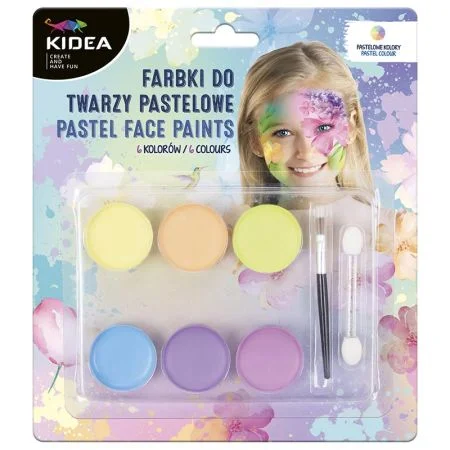 Koupit Online DRF KIDEA barvy na obličej PASTEL 6ks