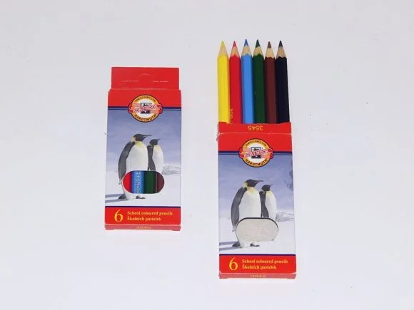 Novinka Pastelky 3545/6 ks ZVÍŘATAkrátké
