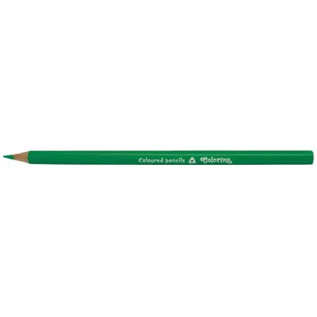 Značkový Pastelky Colorino trojhranné / 12 ks / tmavě zelená