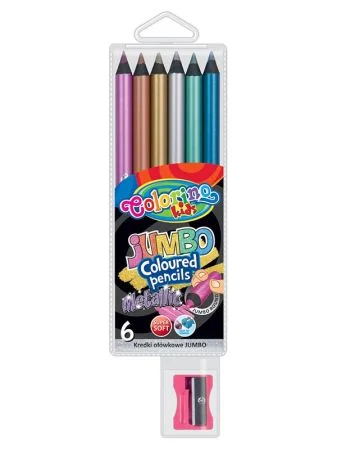 Colorino pastelky JUMBO 6ks kulaté meta Časově Omezené