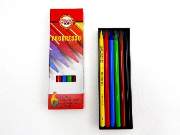 Pastelky 8755/6 PROGRESSO dlouhé Autentický