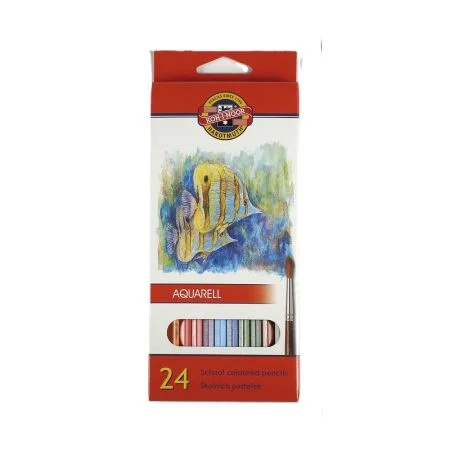 Tovární Cena Pastelky Koh-i-noor Aquarel školní / 24ks
