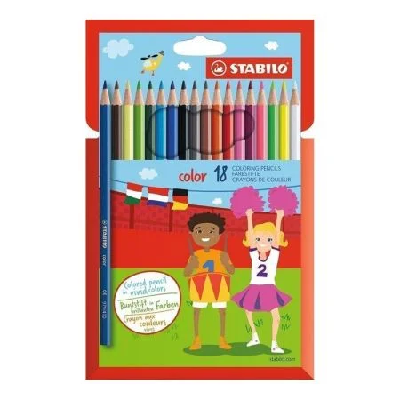 Pastelky STABILO Color, sada 18 ks Jen Po Omezenou Doba