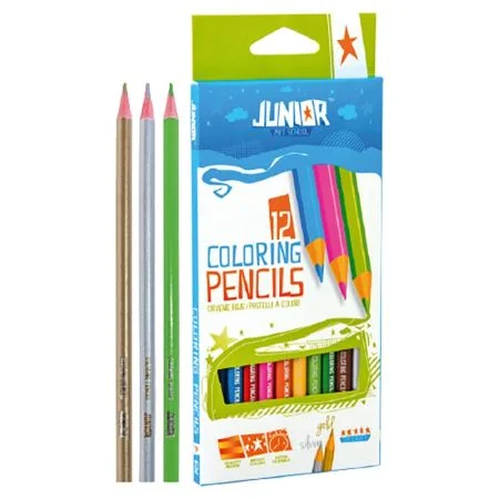 Pastelky JUNIOR trojhranné 12ks Nakupujte Hned