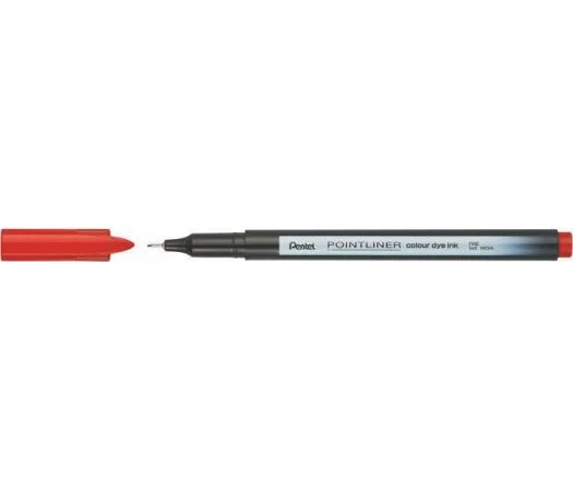 Cenový Hit Liner Pointliner, červená, 0,4 mm, PENTEL S40-B
