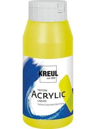 Akrylová barva TRITON SOLO GOYA, francouzské chmelové zlato, 750 ml, KREUL Expresní Doručení