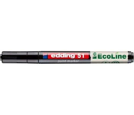 Jen Po Omezenou Doba Lakový popisovač 51 EcoLine, černá, 1-2 mm, EDDING 4-51-001