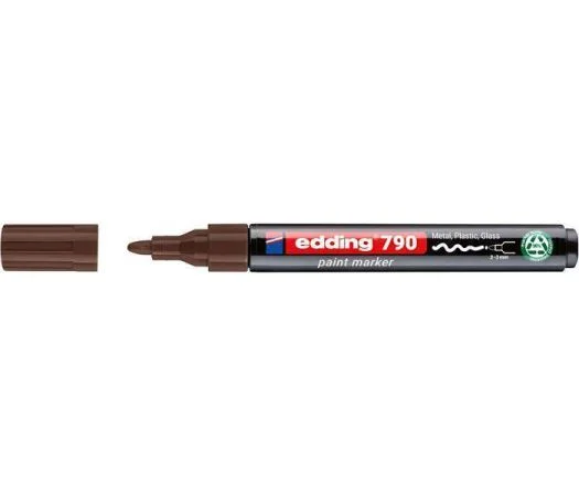 Lakový popisovač 790 PCR, hnědá, 2-3 mm, EDDING 4-790PCR007 Vrácení Zdarma