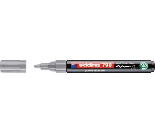 Lakový popisovač 790 PCR, stříbrná, 2-3 mm, EDDING 4-790PCR054 Víkendová Akce