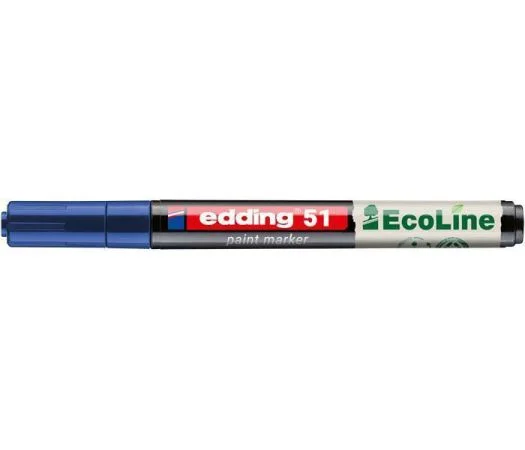 Akce Lakový popisovač 51 EcoLine, modrá, 1-2 mm, EDDING 4-51-003