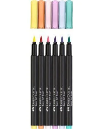 Ihned K Objednání Fixy Black Edition, 6 barev, FABER-CASTELL 116453