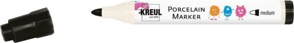 Fix na porcelán, medium, černá, KREUL Přímo Od Výrobce