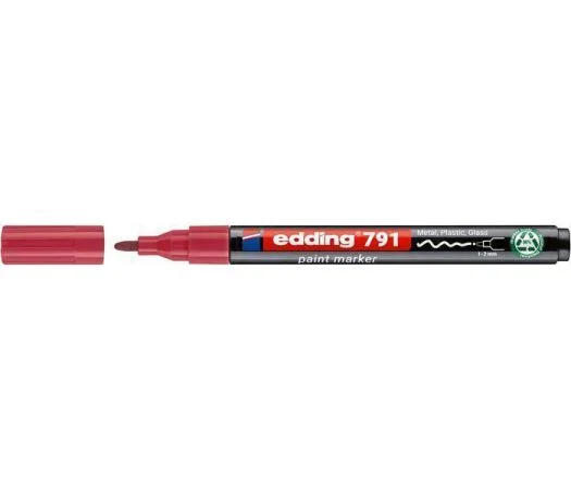 Lakový popisovač 791 PCR, růžová, 1-2 mm, EDDING 4-791PCR009 Expresní Doručení