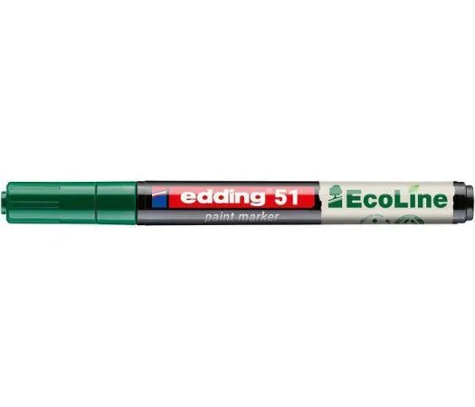 Ihned K Objednání Lakový popisovač 51 EcoLine, zelená, 1-2 mm, EDDING 4-51-004