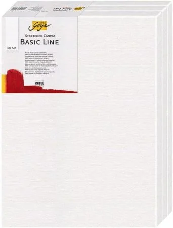 Pouze Dnes Malířské plátno Basic Line 40 x 50 cm, sada 3ks, KREUL ,balení 3 ks
