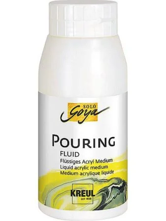Nová Kolekce Pouring fluid akrylové médium SOLO GOYA 750 ml, KREUL
