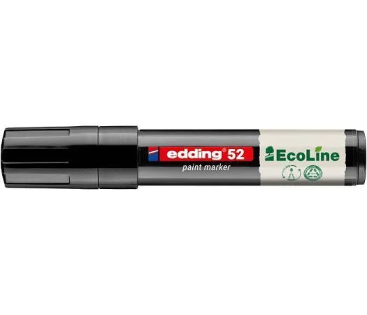 Vrácení Zdarma Lakový popisovač 52 EcoLine, černá, 4-15 mm, EDDING 4-52-001