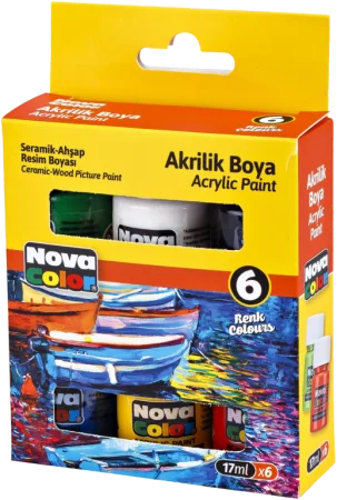 Sezónní Sleva barvy akrylové NC-20066ks 17ml
