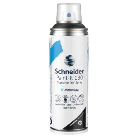 Přímo Od Výrobce Akrylový sprej Schneider Paint-It 030 - černý