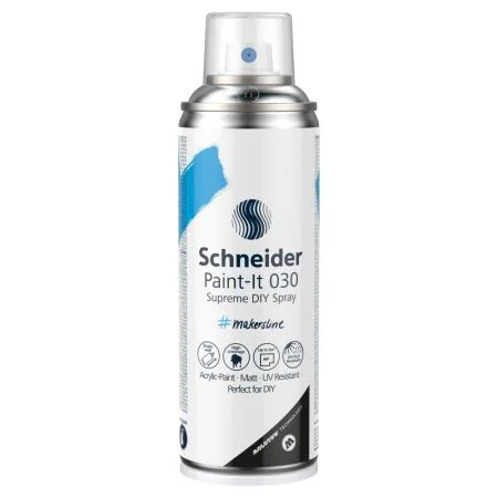 Akrylový sprej Schneider Paint-It 030 - stříbrná metalíza Cenově Výhodný