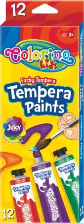 Akční Cena Colorino temperové barvy v tubě 12x12ml