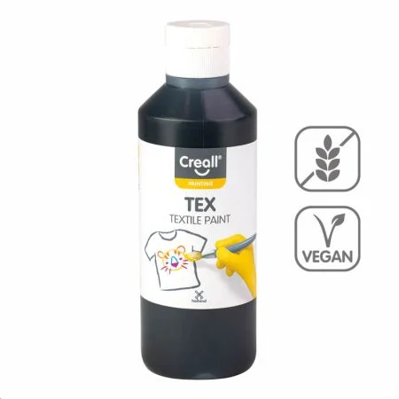 Textilní barva Creall Tex - 250 ml / černá Nízká Cena
