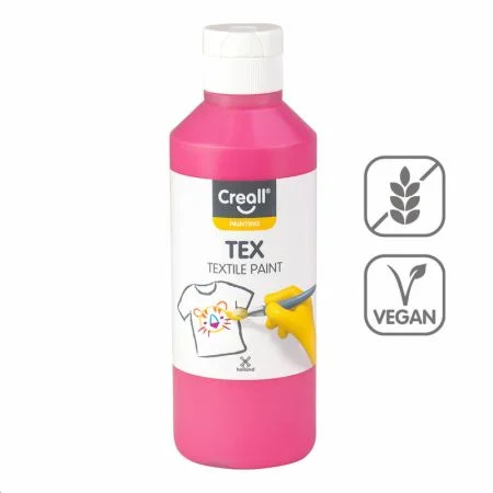 Textilní barva Creall Tex - 250 ml / růžová Dokud Zásoby Vydrží