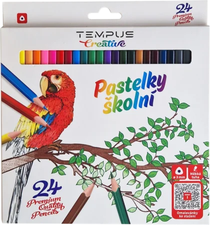 pastelkyTempus 0324 trojhranné 24 Vysoce Kvalitní