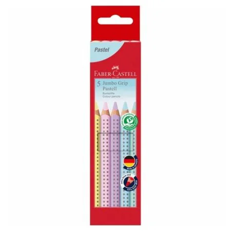 Značkový Pastelky Faber-Castell Jumbo Grip Pastel sada 5 ks