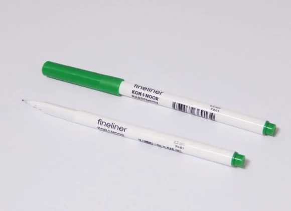 popisovač 7001 fine liner zelený trojhranný Kup Teď